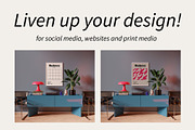 Interior & Frame Mockup A2 Poster, a Household Mockup by Bonumo (Thumbnail 5 of 10)