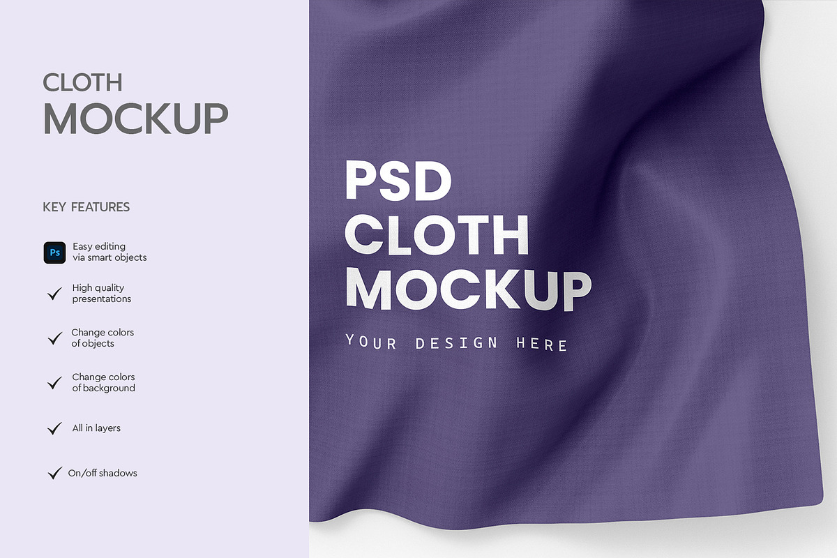 Table Cloth Mockup Template, a Product Mockup by graphypix (Photo 3 of 4)