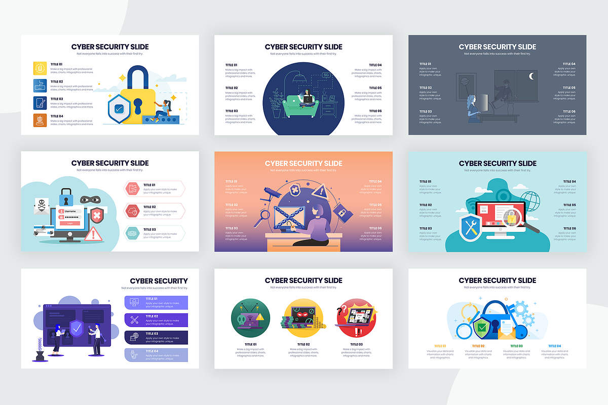 Cyber Security Slides, a Presentation Template by Slidesmash