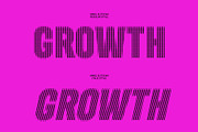 Arnel Slitscan, a Sans Serif Font by Craft Supply Co. (Thumbnail 3 of 8)