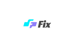 A letter F logo in negative space, an Illustration by Bureau