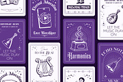 Music Doodle Icon Set, an Outline Icon by Vectors Market (Thumbnail 3 of 8)