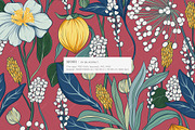 Mori Abstract Flower Pattern & Motif, a Pattern Graphic by likorbut (Thumbnail 2 of 12)