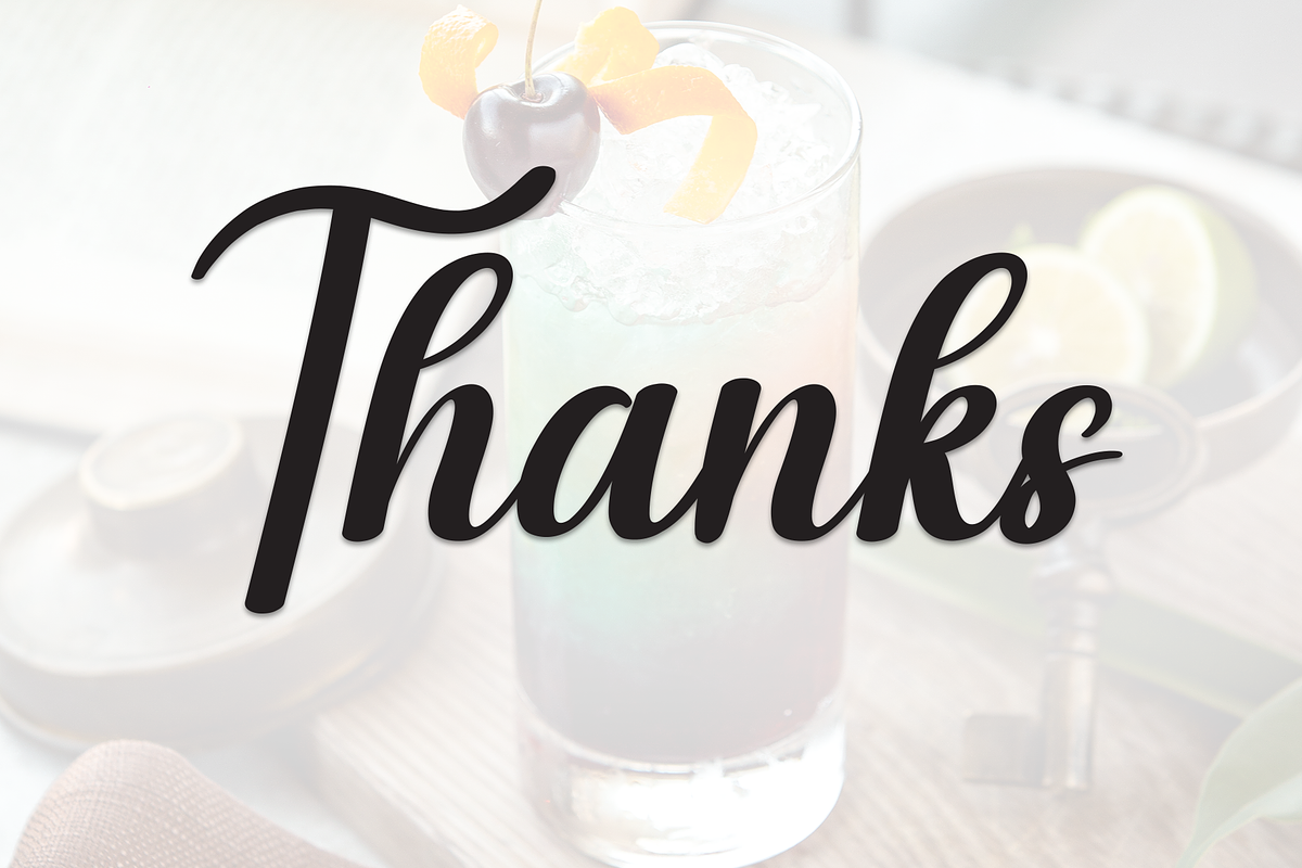 Cocktail | Script Font, a Handwritten Font by Scratchones (Photo 9 of 9)