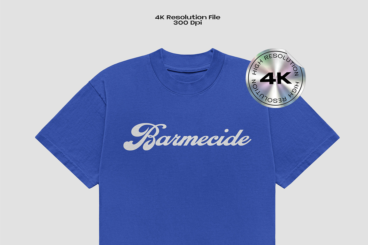 T-shirt mockup, a Shirt Mockup by Barmecide Mockup Studio (Photo 2 of 3)