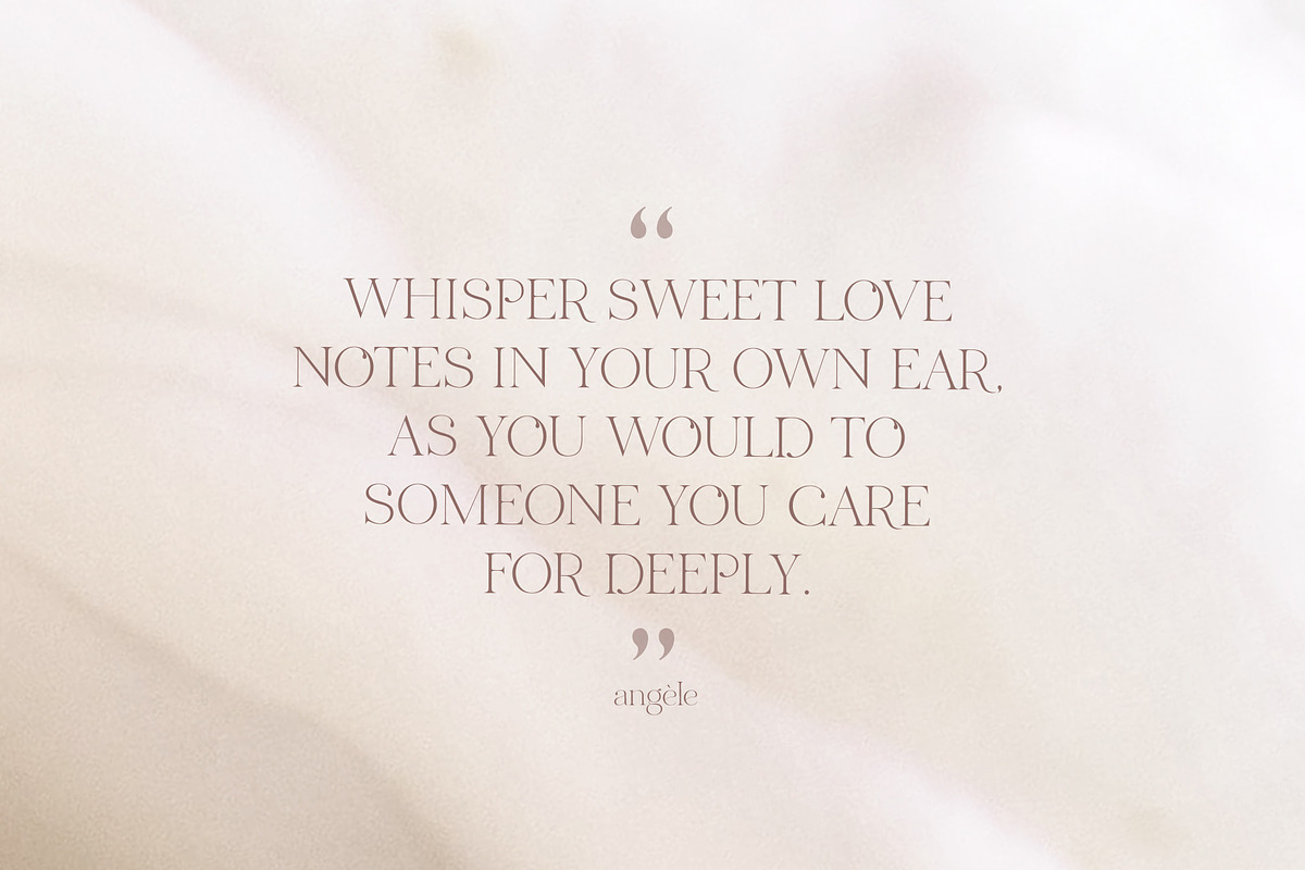 Elegant serif font family Angele, a Serif Font by Angele Kamp (Photo 3 of 9)