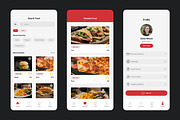 Redfudz - Food Mobile App UI Kit, an UI Kit Template by Kmg Design (Thumbnail 3 of 6)