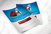 Santa Christmas Church Flyer PSD, a Flyer Template by Godserv Designs (Thumbnail 3 of 9)
