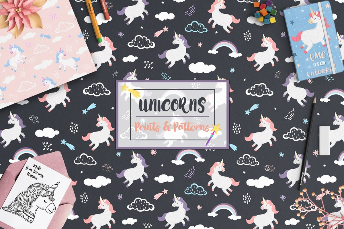 Magical Unicorns, an Animal Illustration by Dasha_D (Photo 1 of 8)
