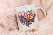 Peony Mother's Day Watercolor PNG, an Illustration by RobertsArt (Thumbnail 2 of 7)