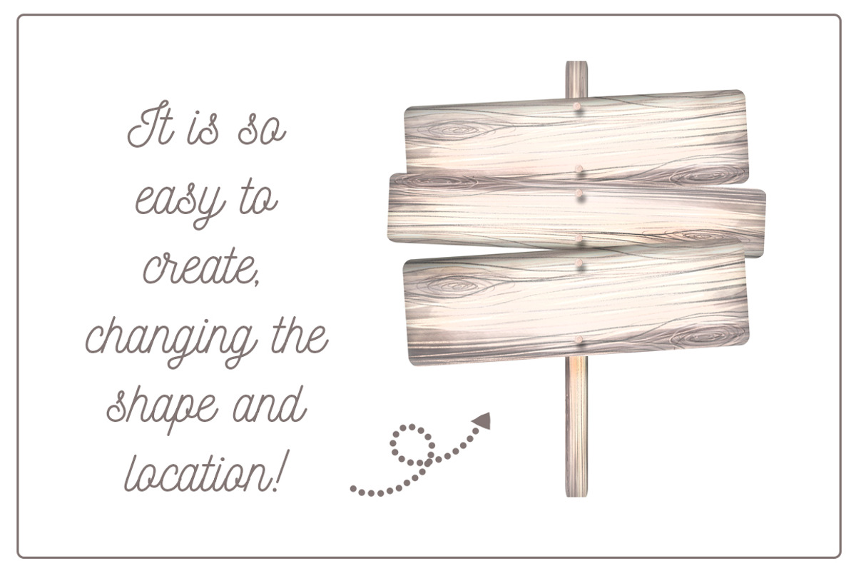 Wooden Design Set, a Texture Illustration by A.Lila (Photo 4 of 4)