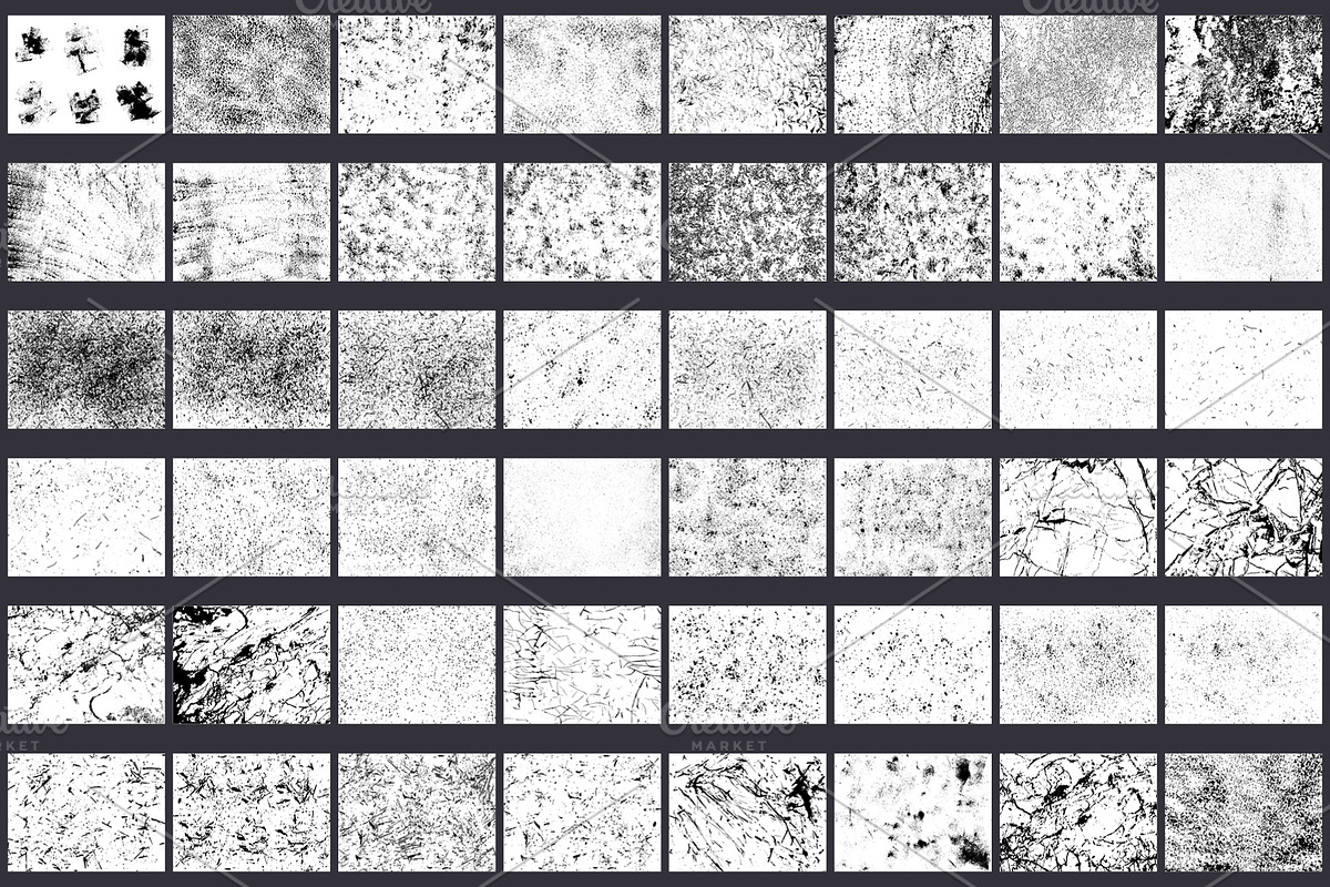 130 Black Grunge Textures, a Texture Graphic by Artemisia_Art (Photo 2 of 10)