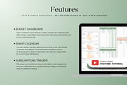 Standard Paycheck Budget - Green, a Templates & Theme by The Creative Plans co (Thumbnail 3 of 10)