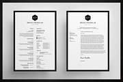 Resume/CV - Brice, a Resume Template by bilmaw creative (Thumbnail 2 of 3)