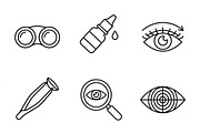 Bundles Set Optical Store Icons, an Outline Icon by adenpinkstore (Thumbnail 7 of 44)