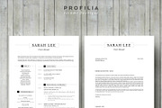 Word Resume & Cover letter Template, a Resume Template by Profilia Resume Boutique (Thumbnail 3 of 3)