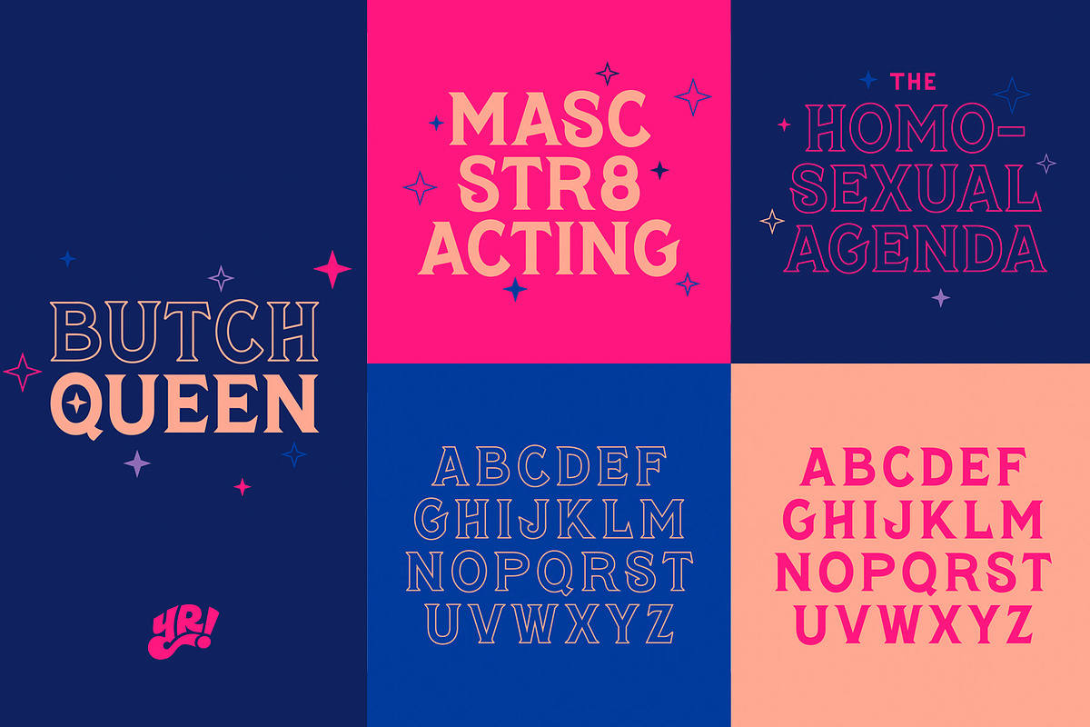 The Yeahright Type Bundle Vol 1, a Font by Yeahright Type (Photo 10 of 11)