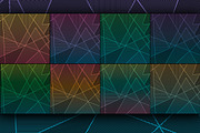 Gradient Fine Line Night 8 Patterns, a Pattern Graphic by Pip Sweet (Thumbnail 2 of 2)