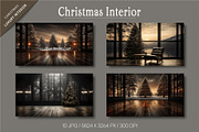 Christmas Decorated Home Interior., a Decorative Illustration by KENO Mascots (Thumbnail 2 of 4)