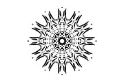 Modern Black and White Mandala Pack, a Decorative Illustration by NJ Himel (Thumbnail 51 of 101)