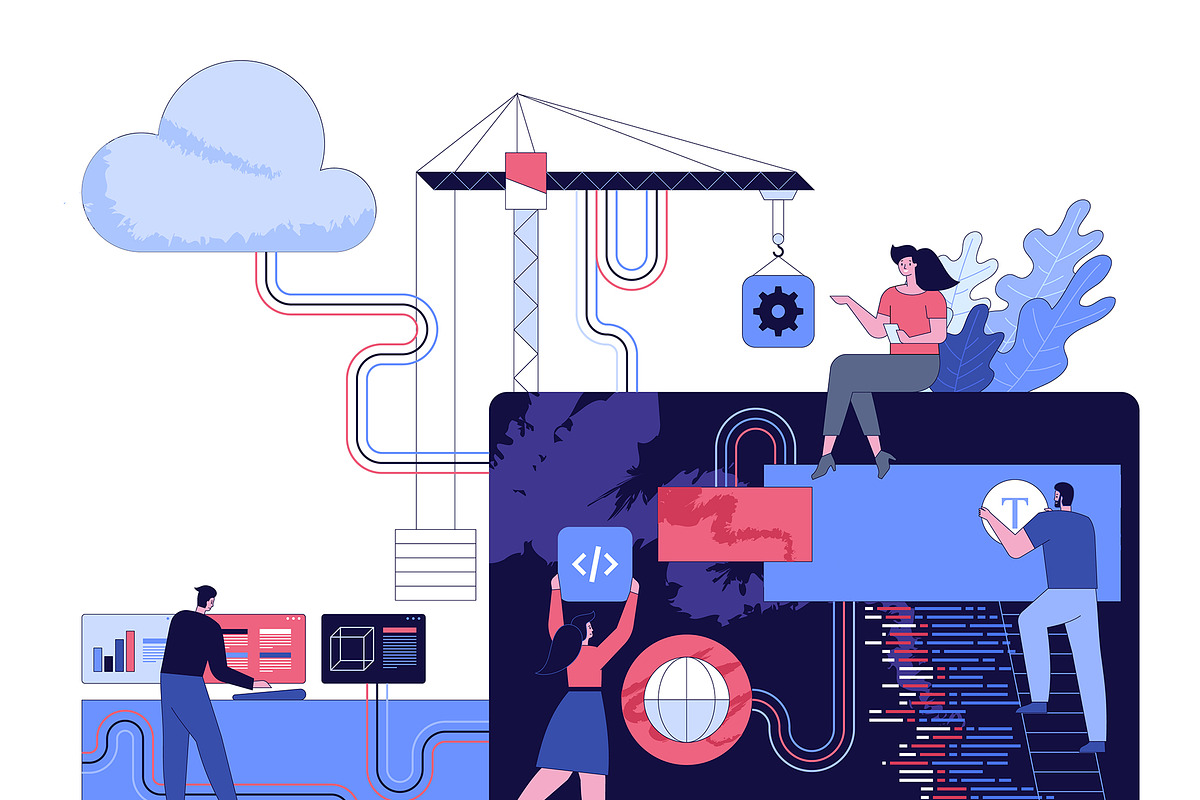Development and software programming, a Technology Illustration by IcoMaker (Photo 10 of 10)