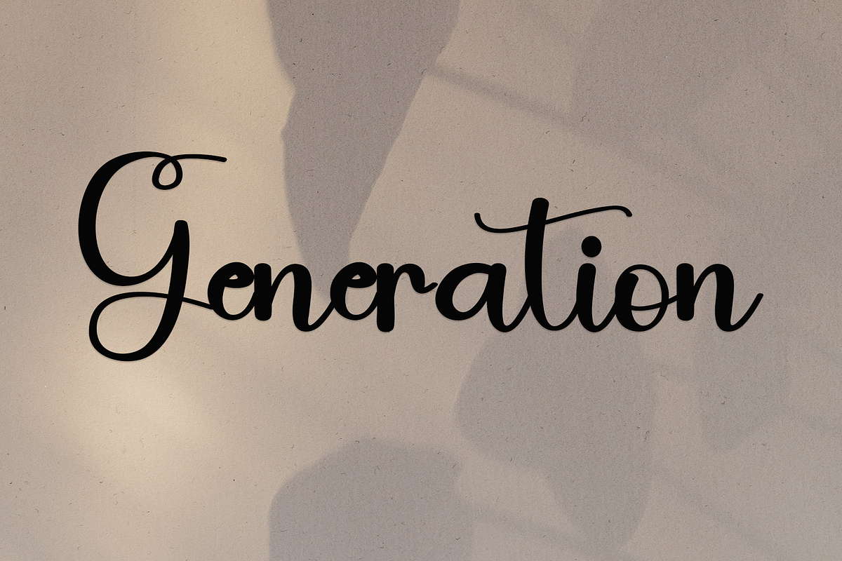 Background, a Script Font by FreshTypeINK (Photo 5 of 8)