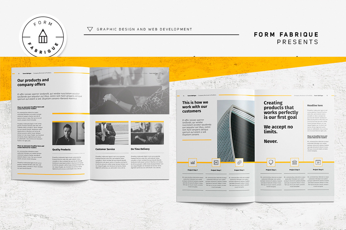 Company Brochure, a Brochure Template by Form Fabrique (Photo 5 of 10)