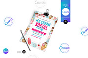 Ice Cream Social Flyer, a Flyer Template by Aam360 (Thumbnail 2 of 3)