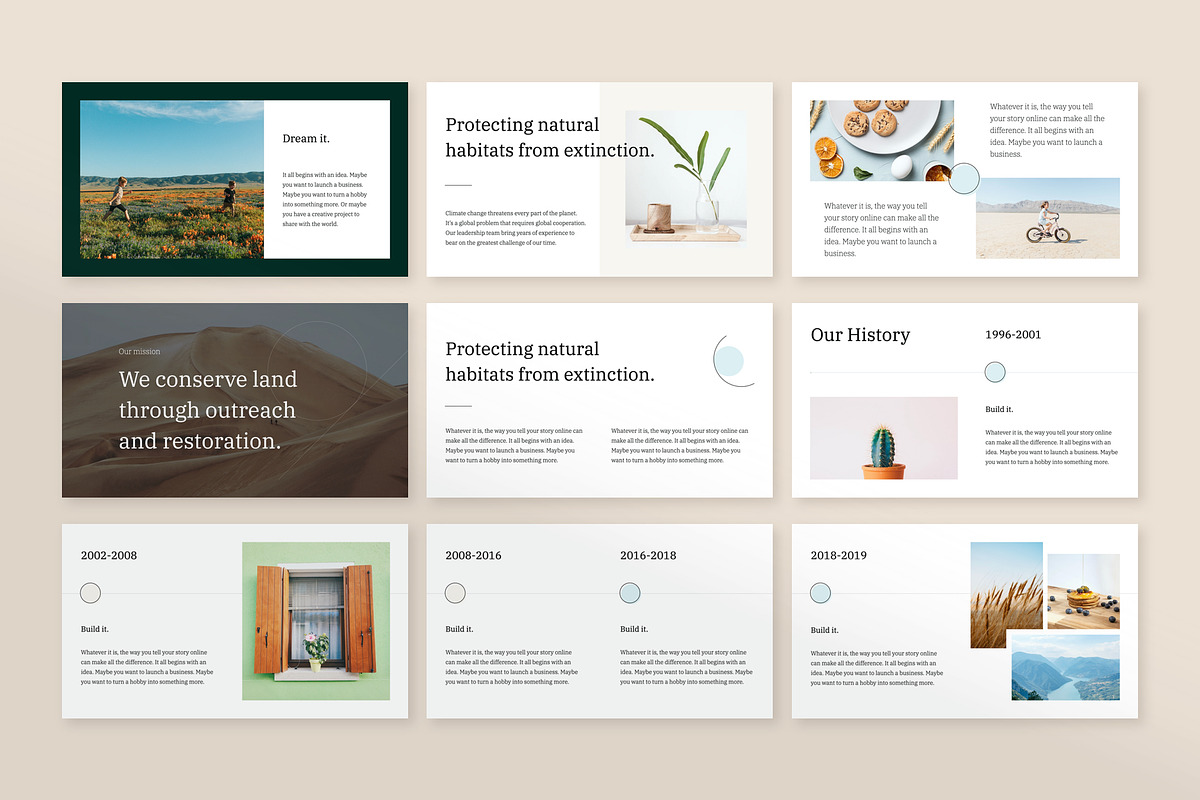 Breathe Creative PowerPoint Template, a Presentation Template by Vladislav Muslakov (Photo 9 of 13)