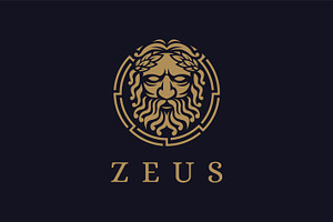 Zeus God Logo, Jupiter Logo