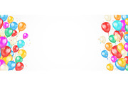 Festive background with balloons, a Decorative Illustration by Yayasya (Thumbnail 1 of 3)