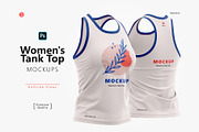 Women's Tank Top Mockups, Half Side, a Shirt Mockup by HelenStock (Thumbnail 1 of 9)