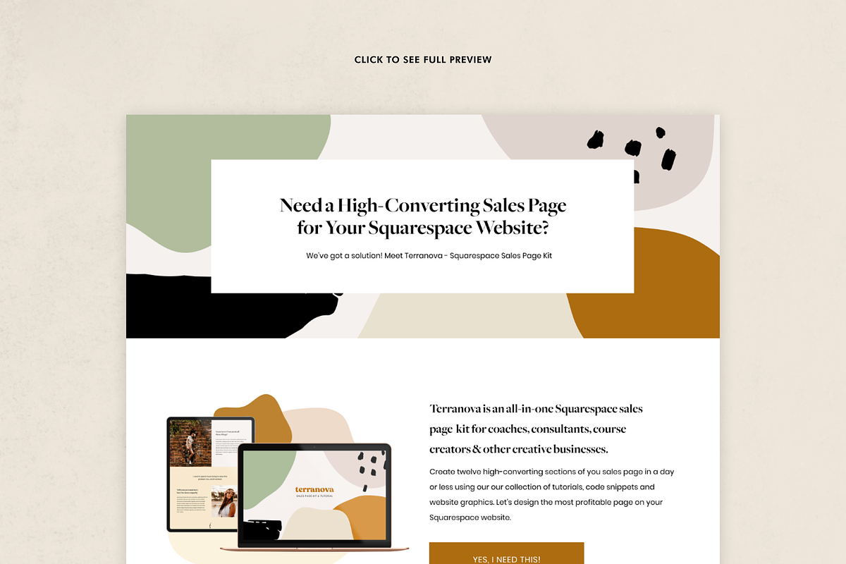 Squarespace Template: Terranova, a Squarespace Template by Applet Studio
