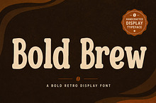 Bold Brew – Bold Retro Display Font