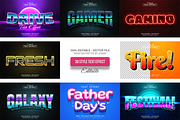 3D Text Effects Collection Vol 16, a Graphic by Aglonemadesign (Thumbnail 1 of 9)