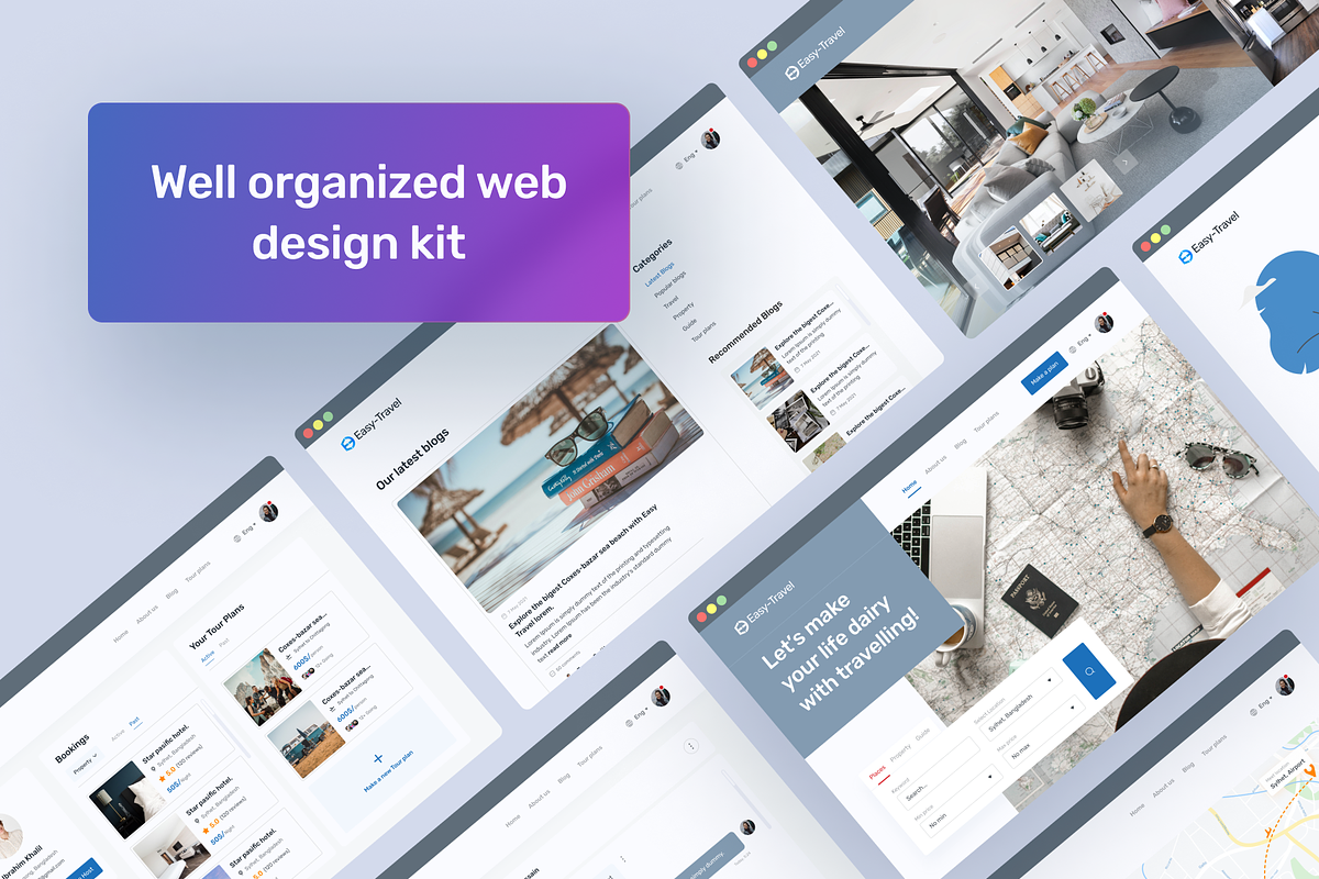 Easy Travel Website Design, a Templates & Theme by IbrahimKhalil3 (Photo 4 of 7)
