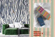 Stripe Wave Dot Tile Retro patterns, a Pattern Graphic by Yuliya Derbisheva (Thumbnail 9 of 13)