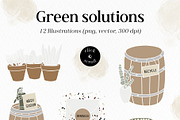 Modern Wedding: Eco & Boho Style, an Object Graphic by divanovskaya_nv (Thumbnail 11 of 26)