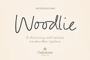 Woodlie - Handwritten Journal Font, a Handwritten Font by OakstoneCreative (Thumbnail 1 of 9)