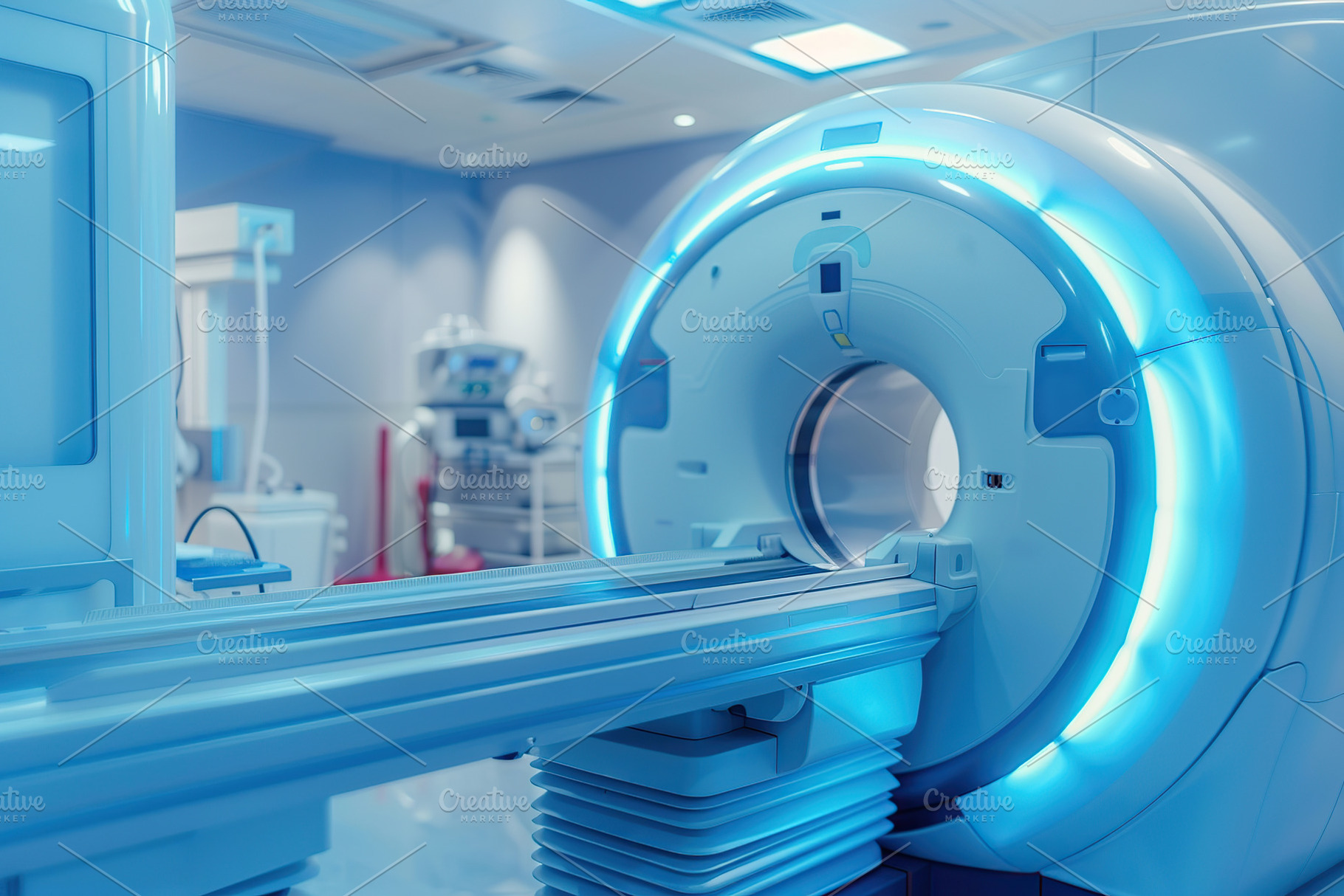 Magnetic resonance imaging scan device, a Photo by AlyaAnd