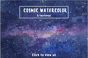 Cosmic watercolor, an Illustration by Jukari_sun (Thumbnail 3 of 5)