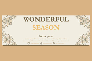Abstract Floral Banner Template, a Marketing Template by sekitarief