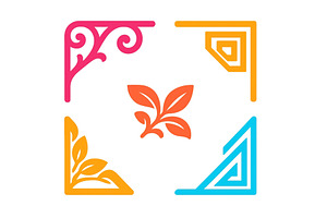 Colorful decorative motifs featuring, an Illustration by ZinetroN