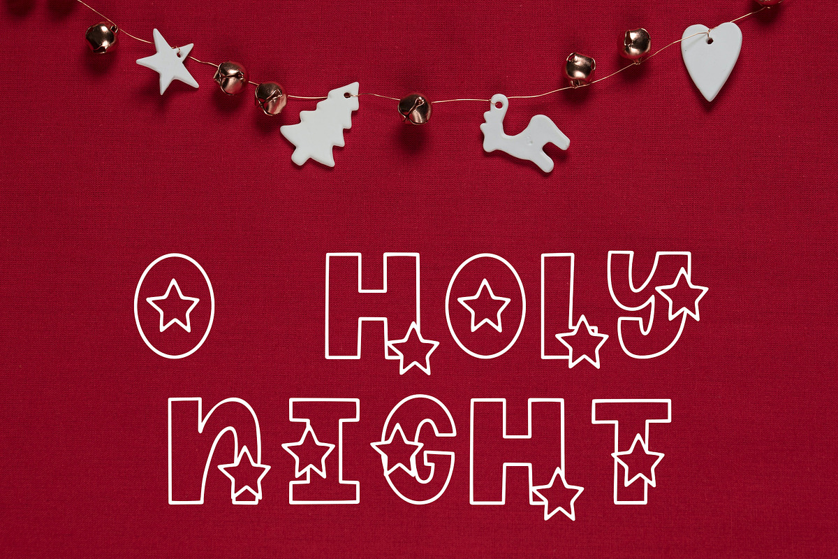 Shine Bright, Star Font preview 6