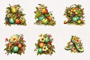 Watercolor Summer Vibe Clipart, an Illustration by CreationArt (Thumbnail 7 of 7)
