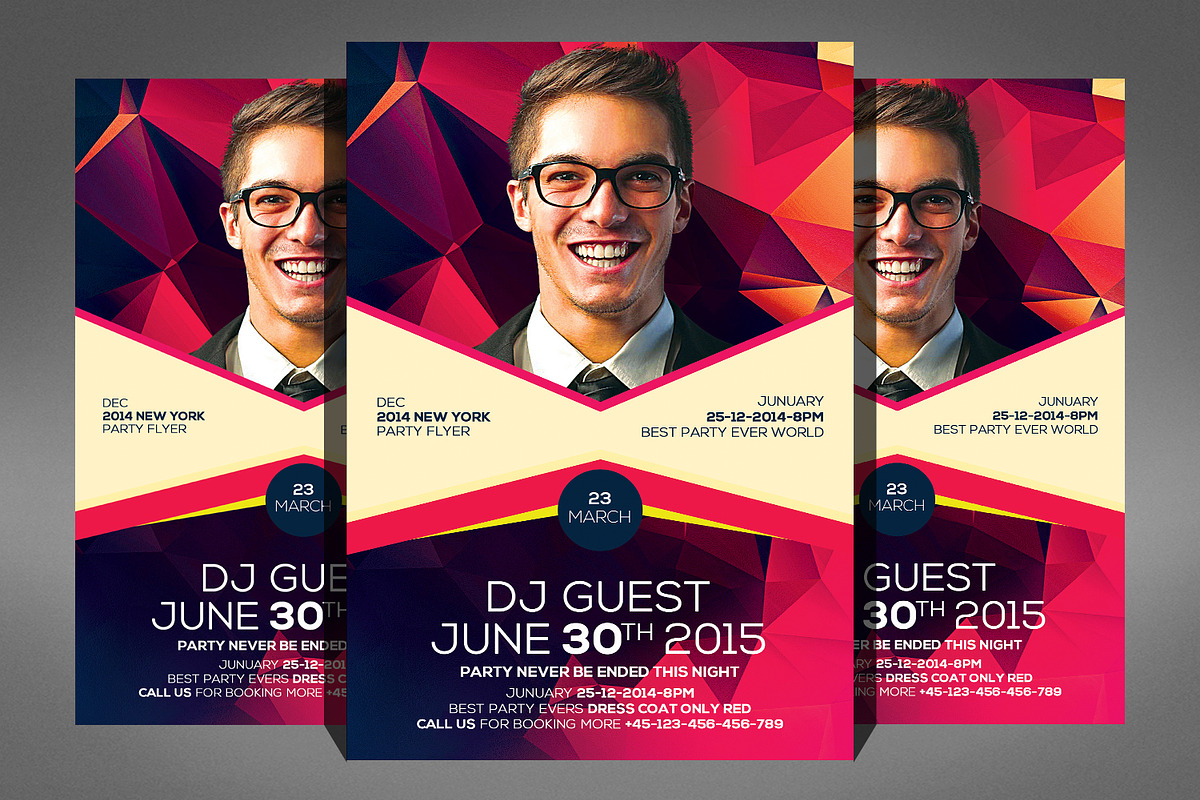 100 Party Flyer Bundle, a Flyer Template by Graphic Templates (Photo 59 of 101)