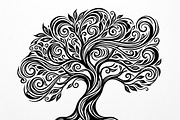 Elegant dream tree silhouette design, a Healthcare Illustration by Amazin_art (Thumbnail 12 of 49)