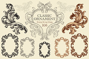 Ornamental frame and border classic, a Decorative Illustration by Samira (Thumbnail 1 of 7)