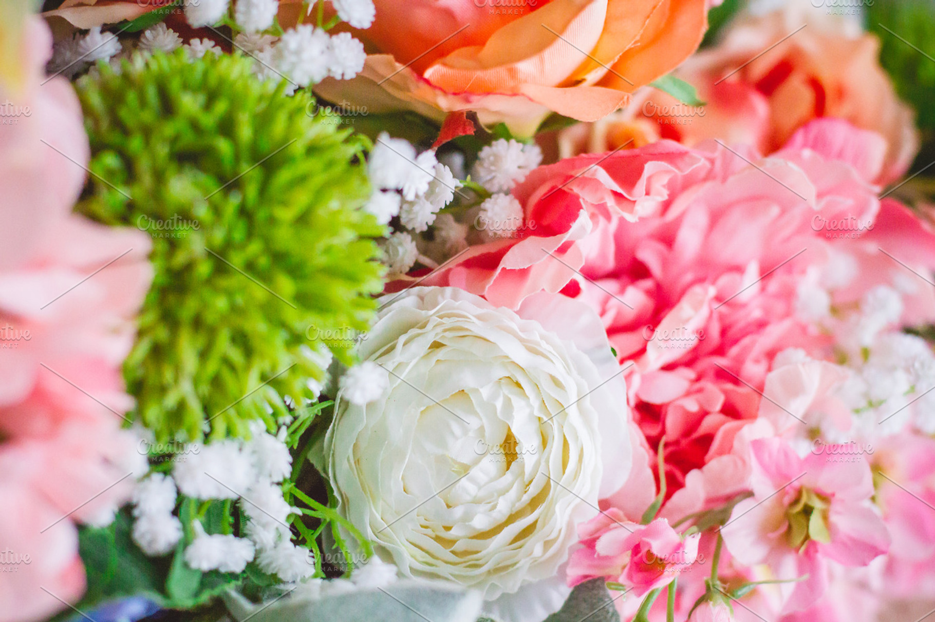Floral Wedding Background, a Nature Photo by Savannah S. Photography