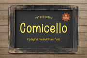 Comicello, a Handwritten Font by Fargun Studio (Thumbnail 1 of 8)